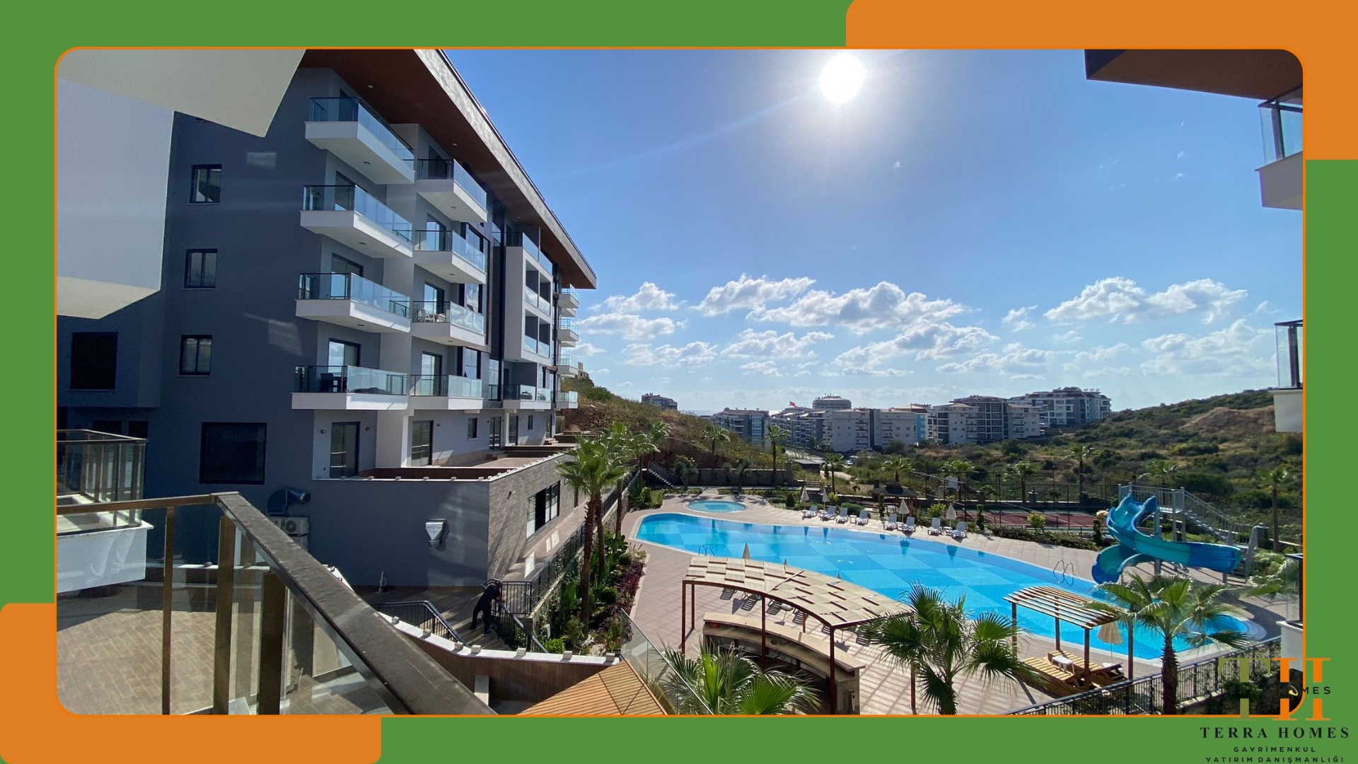 ALANYA ELİKESİK'DE SÜPER LÜKS SİTE'DE (1+1) DAİREMİZ